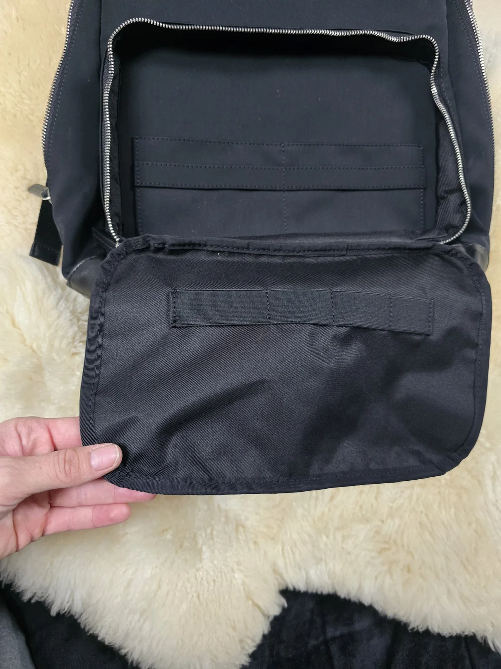 Haerfest x Mercedes-Benz limited edition Black Backpack with Front Pocket